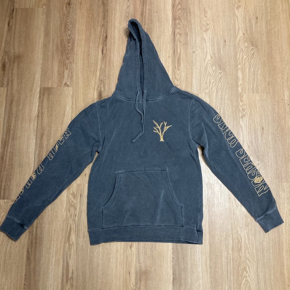 Noah Kahan Vintage Black Stick Season Hoodie Unisex Small